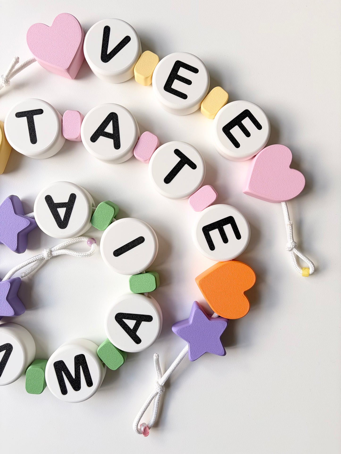THREE LETTER Giant Friendship Bracelet ⭐️